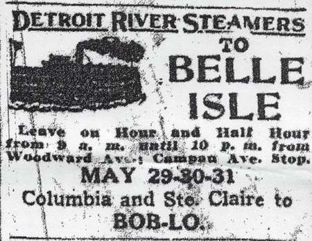 Bob-Lo Island - Old News Ad (newer photo)